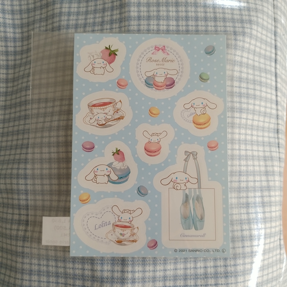 RoseMarie Seoir x Sanrio Cinnamoroll stickers